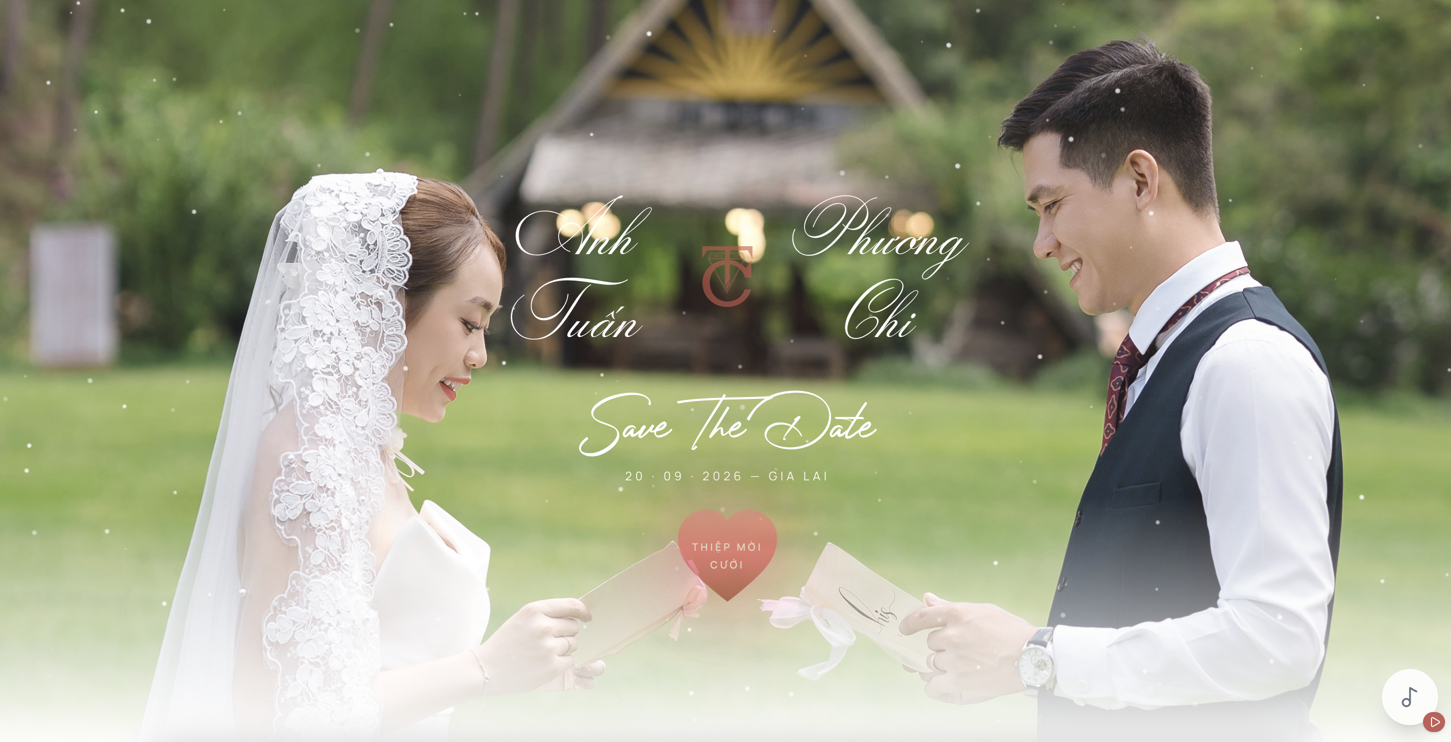Thiệp cưới online Anh Tuấn & Phương Chi