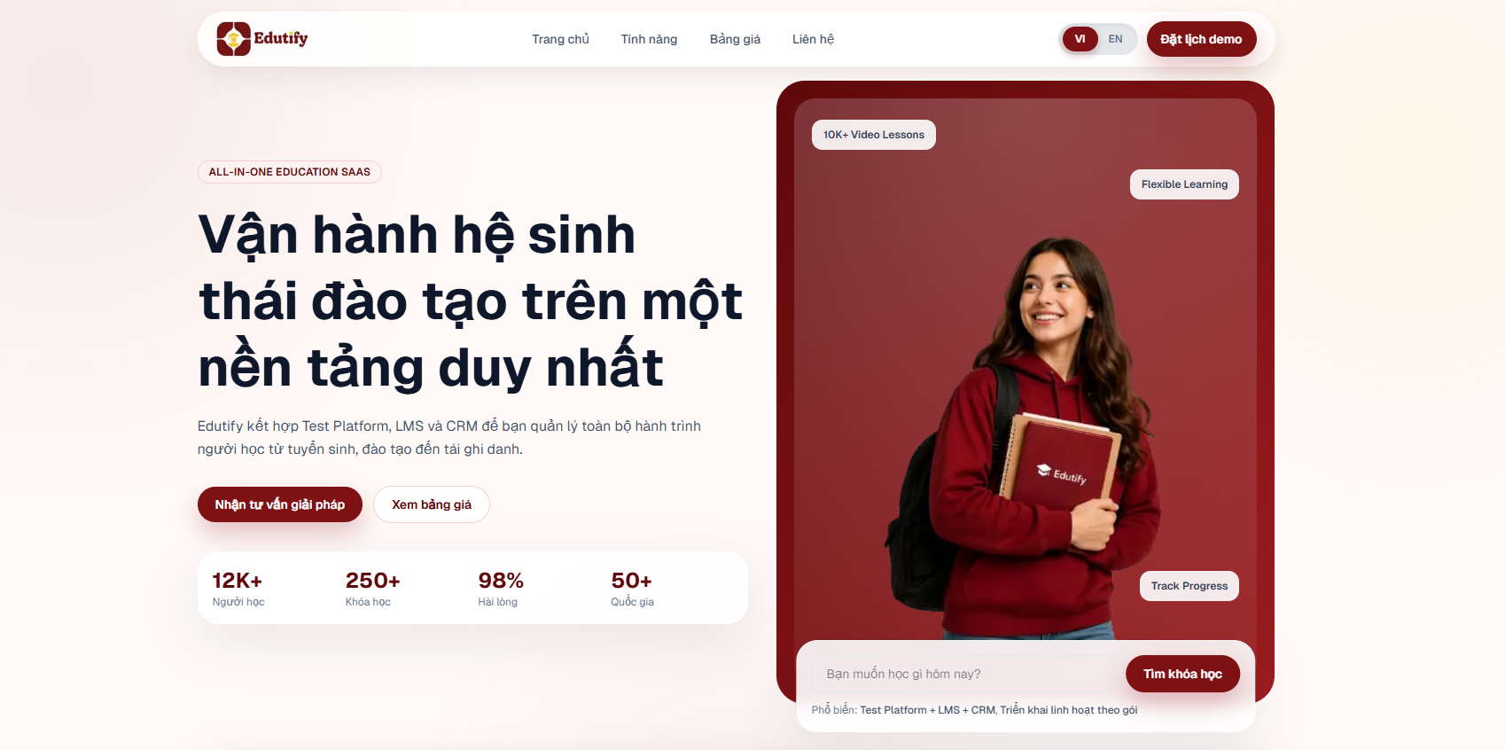Ảnh đại diện dự án Edutify