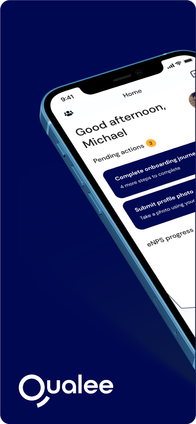 Màn hình Home onboarding và pending actions của QUALEE (1)