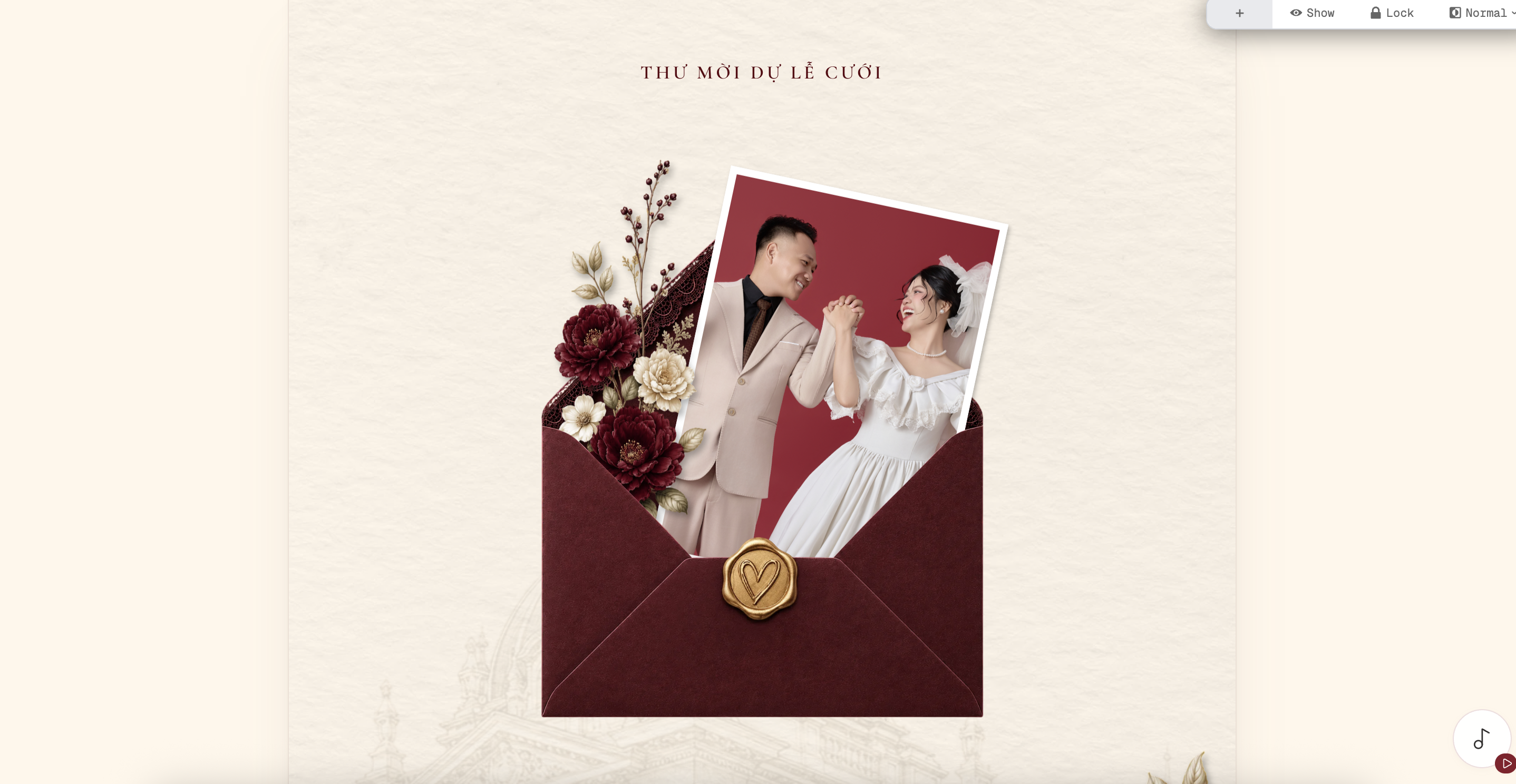 Thiệp cưới online Văn Lập & Thu Huyên